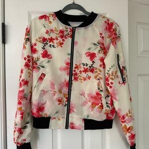 Sanctuary Floral Women's Bomber Jacket